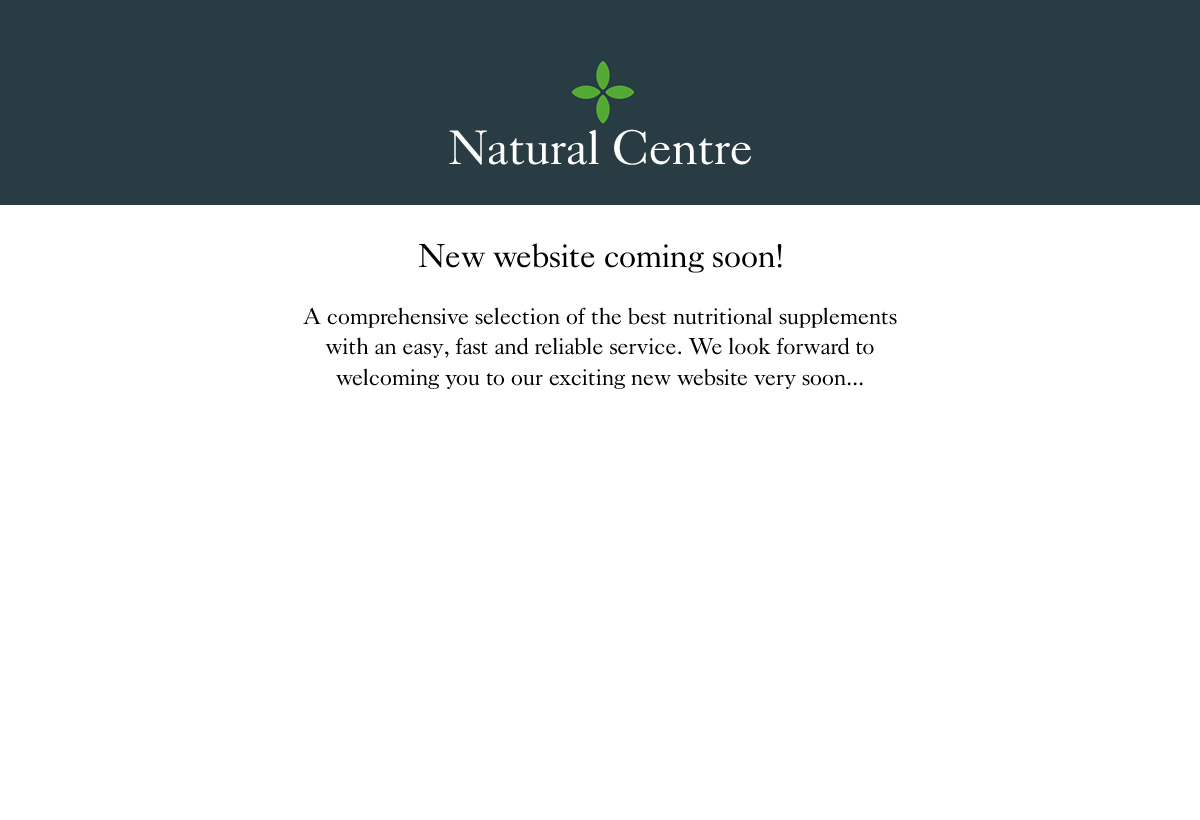 New website coming this May. A comprehensive selection of the best nutritional supplements with an easy, fast and reliable service. We look forward to welcoming you to our exciting new website very soon...
